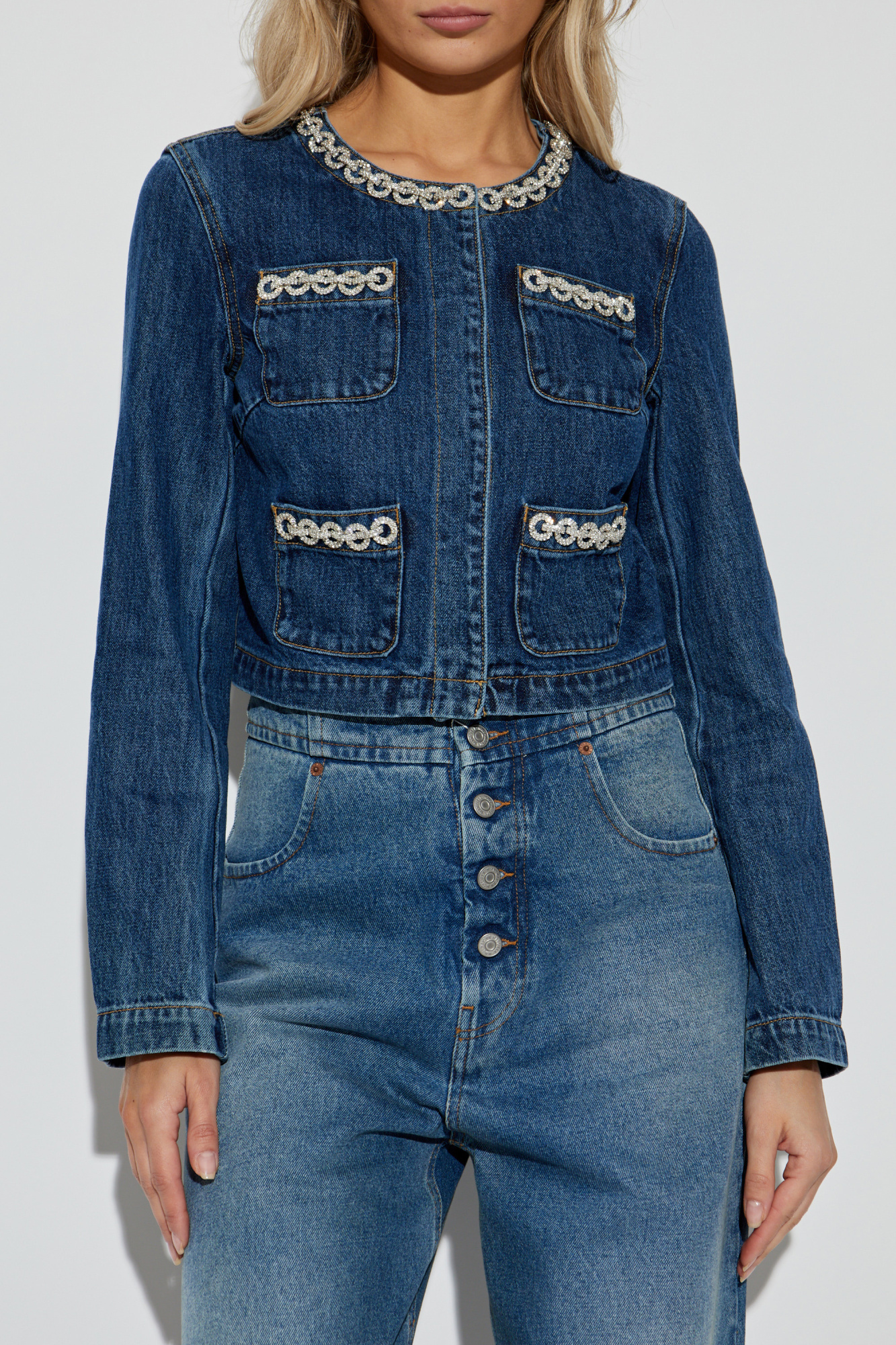 Self-Portrait Denim jacket | Women's Clothing | Vitkac